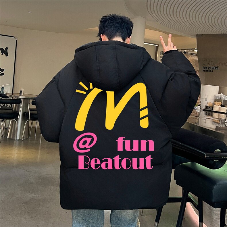 棉袄厚外套港风日系棉衣纯色棉服大码面包服1016-1M07P90K118,男装棉衣,星座1016-1（原电商B408-1）