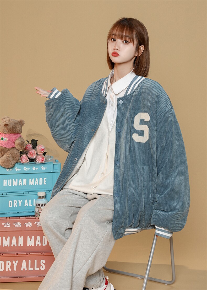 2025冬款男装羊羔毛加厚情侣中性棉衣外套DM159-P130,男装棉衣,电商D321-1