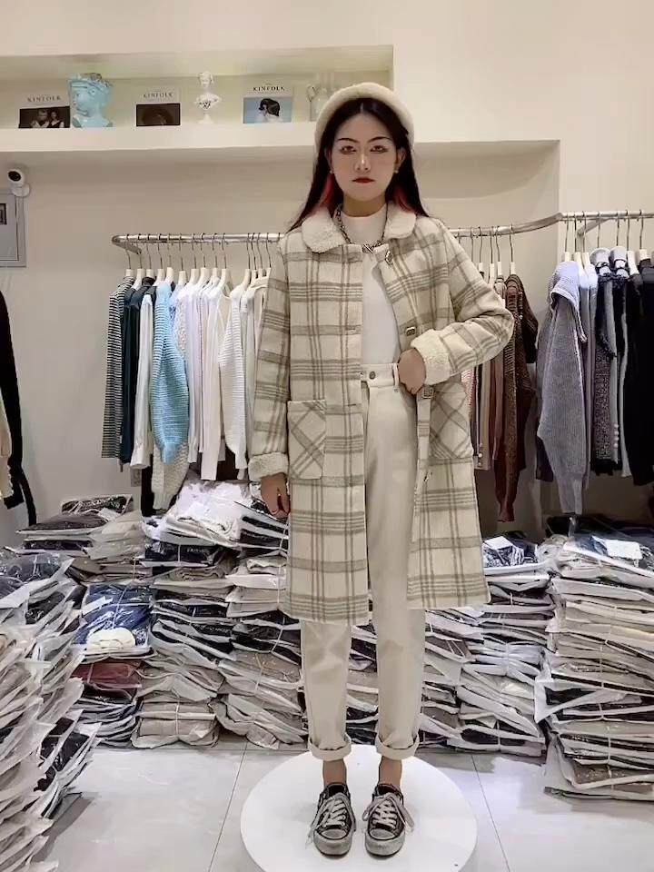 韩版休闲大衣羽绒服，女装羽绒服，OERSAID 凹赛