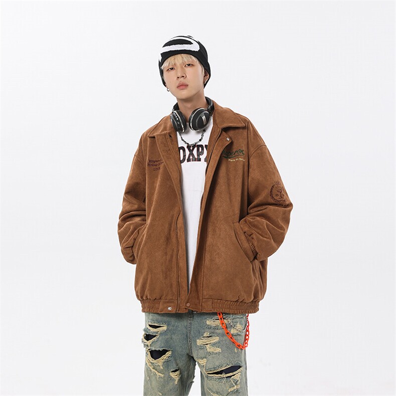 麂皮绒刺绣夹克WT2338-特P75-138加棉特P85-控148,男装夹克,星座609