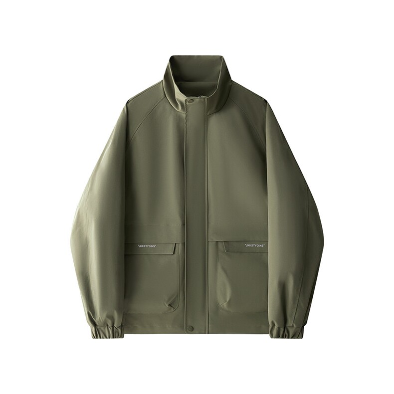 春秋潮流休闲百搭外套男士休闲立领大口袋户外夹克宽松2524-P50，男装夹克，星座1403A