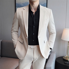 2025春季大货S-5XL男士休闲西装单西外套上衣DX7822P165，男装西服套装，电商D216