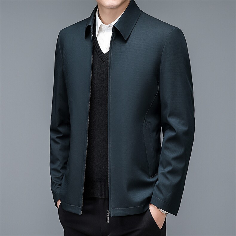 CXY219钱塘2020-2中年男士商务休闲百搭翻领简约冬季羽绒服P182,男装羽绒服,钱塘207-2