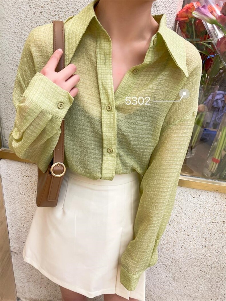 【现货】韩版衬衣，其它，YEAXIU(6F)