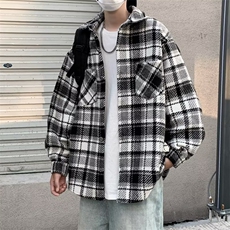 秋季小香风毛呢格子外套J272P55，男装夹克，星座1116-2