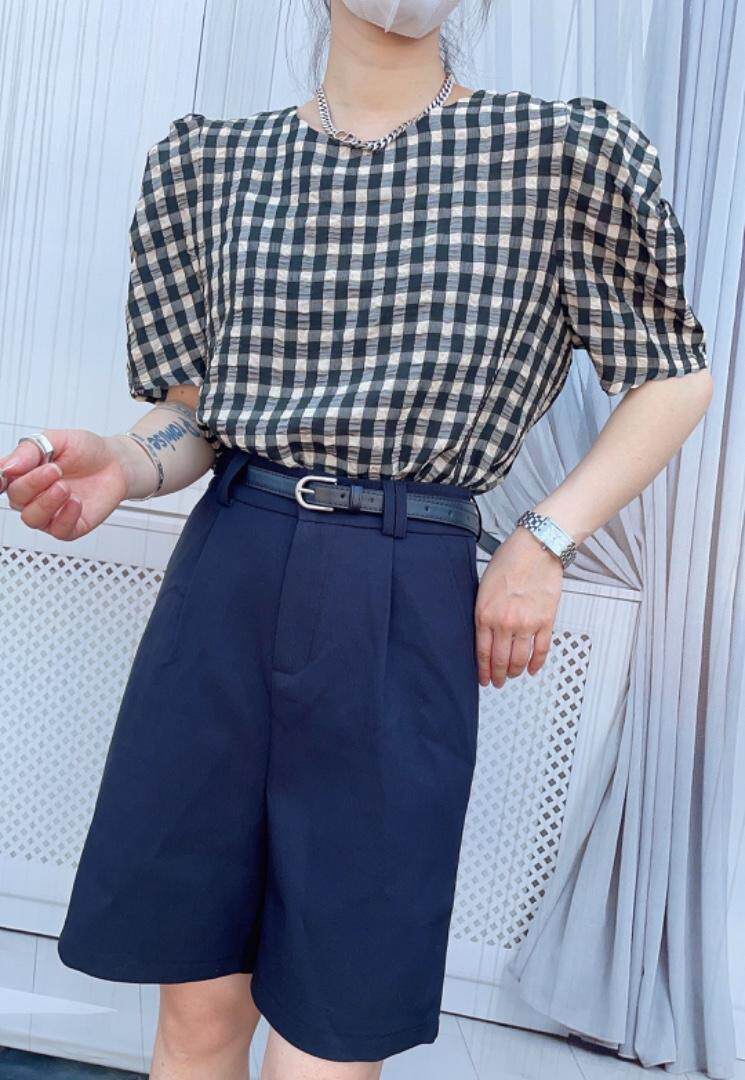 格子洋气款小衫，其它，麦缇诺