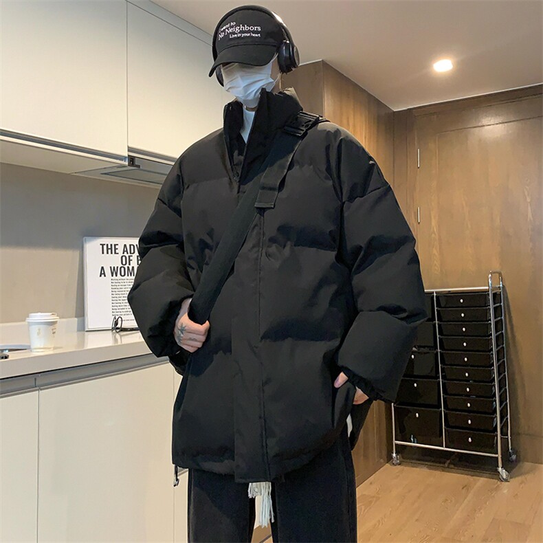 现货高品质美式高街冬季重磅三防加厚羽绒棉衣厚外套面包棉服,男装棉衣,电商A486