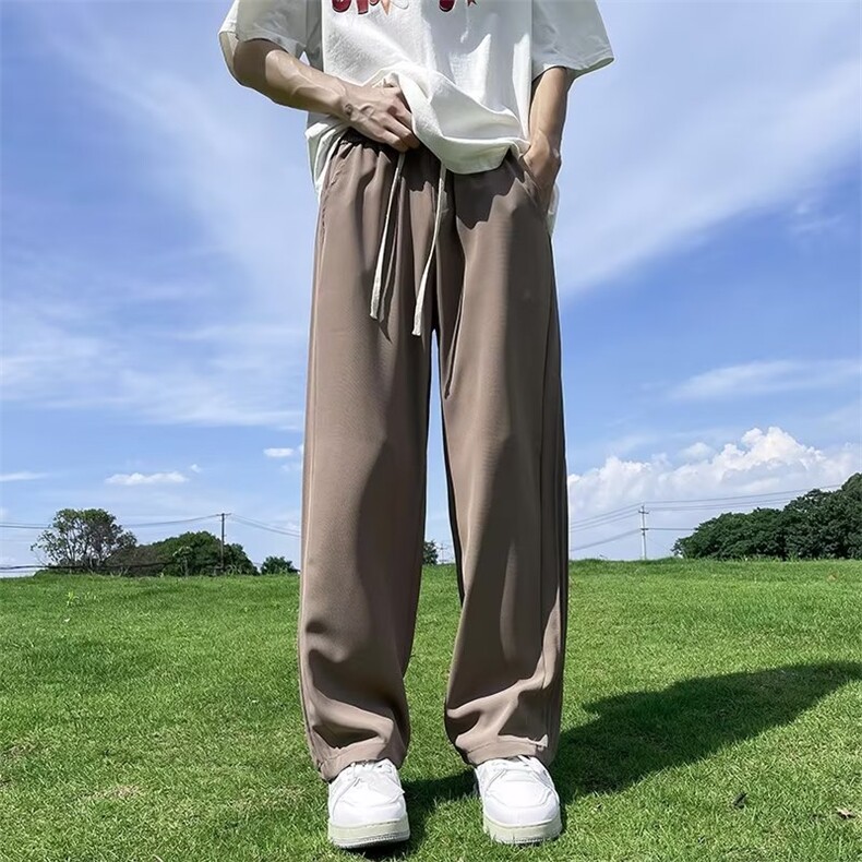休闲裤男韩版潮流痞子帅气褶皱个性2024秋夏新款ins长裤K4299-P34,男装休闲裤,星座412-3