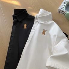 量大优供视频冰丝短袖衬衫男DXC495-特p25，男装衬衫，电商B371