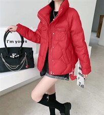 [现货]小香风羽绒服，，三色，四个尺码，女装羽绒服，依柏璐