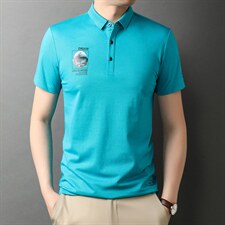 POLO衫男上衣半袖男装衣服男士体恤衫T恤潮牌休闲翻领爸爸短袖男，男装T恤，电商B212（原钱塘6029）