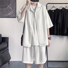 短袖运动套装男2023新潮速干冰丝衣服 TZ001-特批55（控价：88）图片