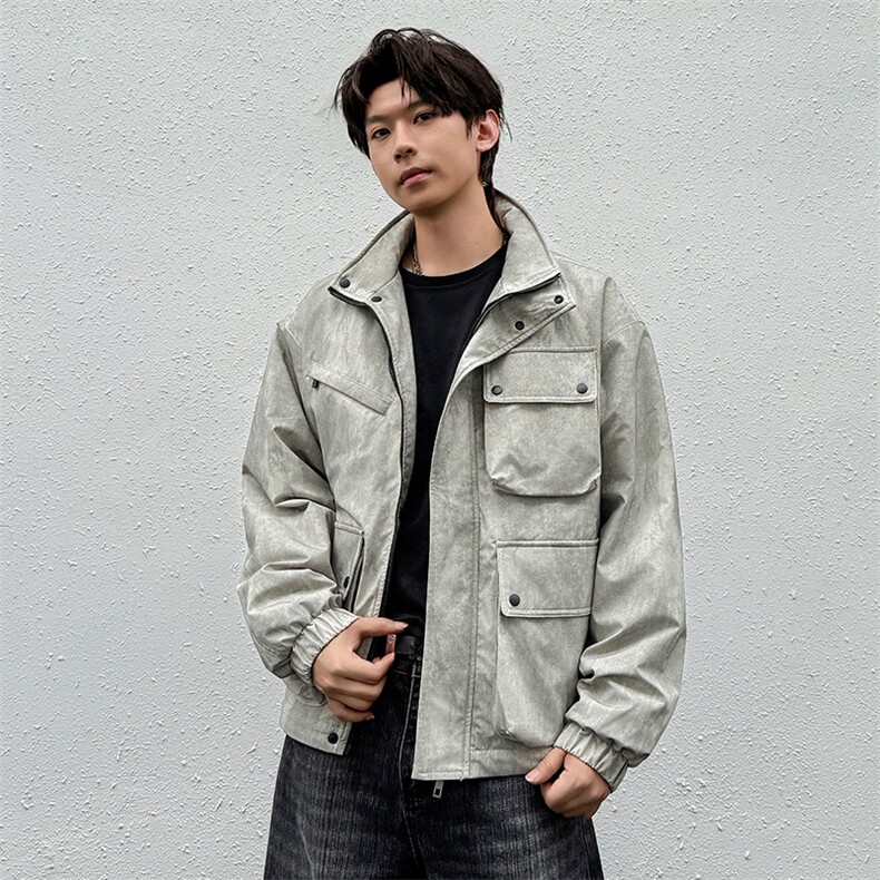 美式新款冬多口袋户外机能休闲棉衣外套A436-W995-P95138,男装棉衣,电商A436
