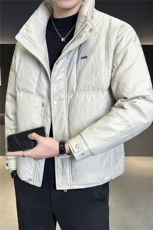 标50男士羽绒服2025新款石头纹皮外套B240-YR8890-P235，男装羽绒服，电商B240