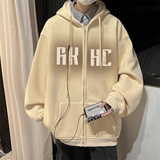 抖音供货、复合重磅360克现货开衫卫衣宽松D223A-KS2313-特P45，男装卫衣，电商019-1
