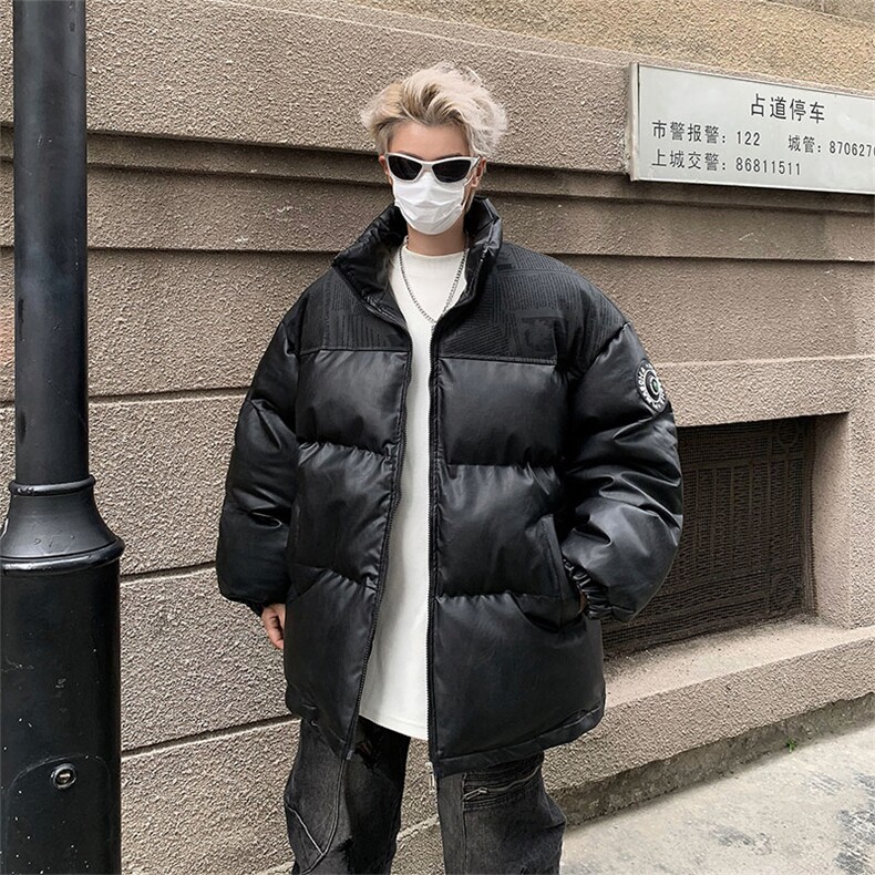 棉衣男潮oversize加厚保暖棉服外套M0828-P88图片