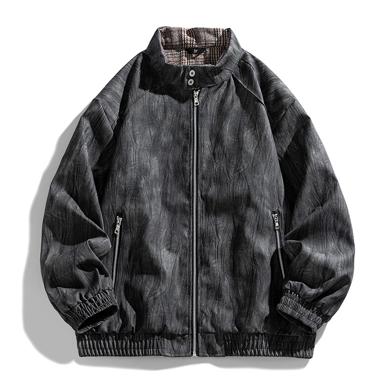 立领皮衣男飞行员皮夹克机车风大码外套JK2122-P80大码元,男装夹克,星座210-1