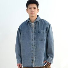 1506/Q11090/P57男款衬衫秋季宽松上衣男生潮流百搭休闲外套潮，男装衬衫，星座1506
