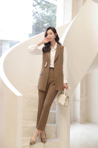 三件套套装，女装职业装，贻思茗