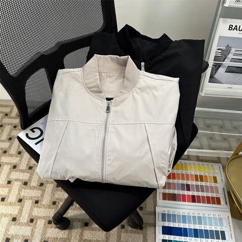 飞行员夹克男士春秋季2024新款美式潮牌宽松棒球服外套W5965-P60,男装夹克,星座412-3