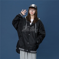 2021情侣宽松连帽夹克秋季男士休闲外套上衣学生飞行服/WT33P85，男装夹克，电商D325