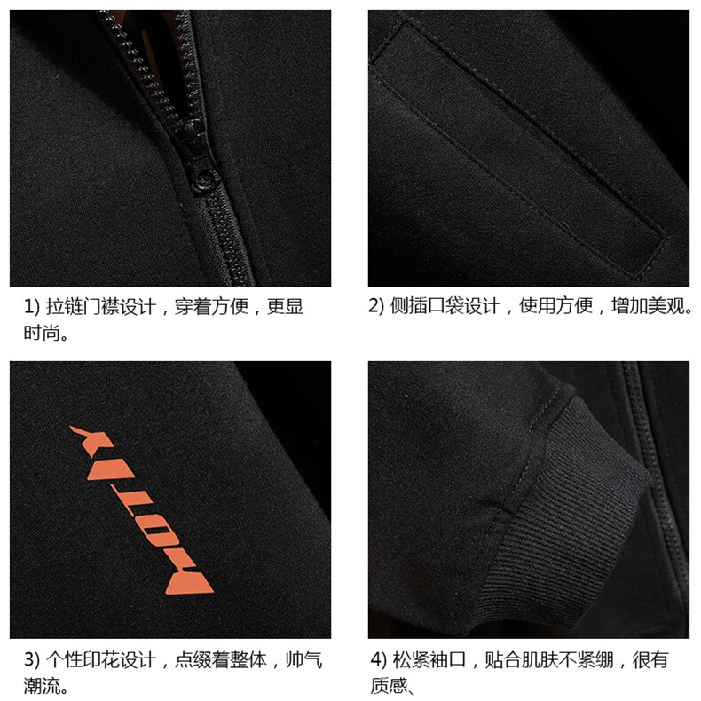 KS21006-P38连帽开衫卫衣男运动外套大码班服砖墙挂拍,男装卫衣,电商A040A