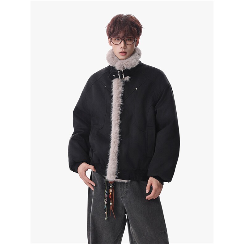 主推冬季新款宽松/座山雕加厚外套潮加厚棉衣XZ102B-1M803-P125,男装棉衣,星座102B-1