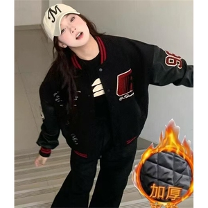 时尚流行百搭简约文艺日系ins潮流原宿慵懒气质新款夹克 JA224图片