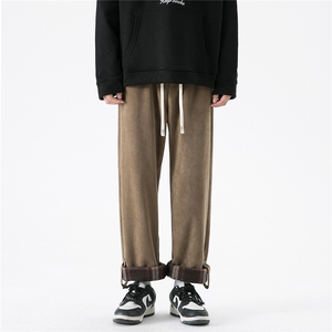 面料：100涤纶 秋冬休闲裤男灯芯绒D329-QM540-P60-控78图片