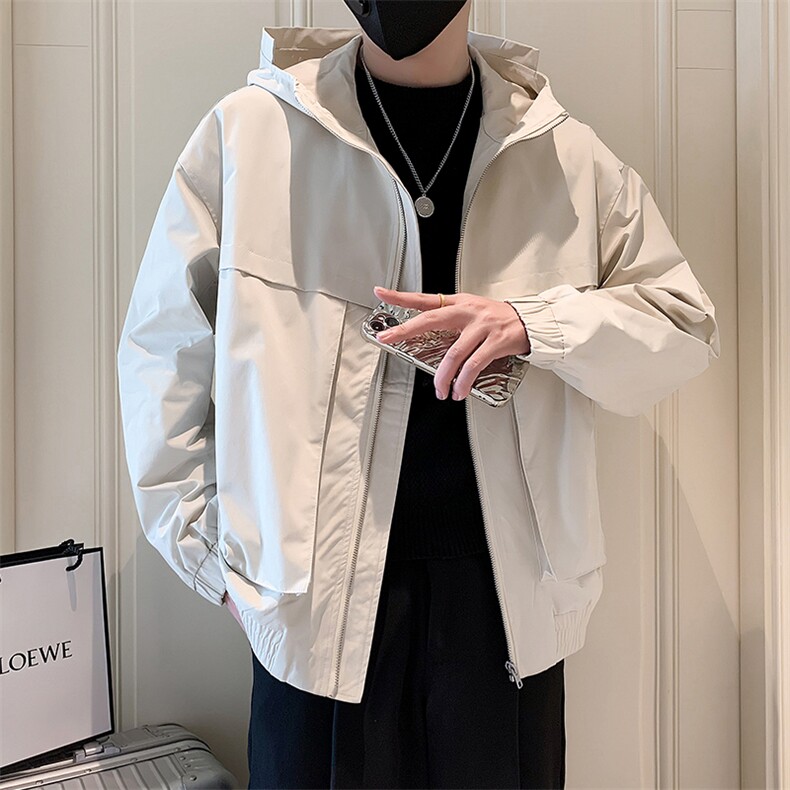 23年春秋季冲锋衣夹克男潮牌宽松登山服外套,男装夹克,电商A210