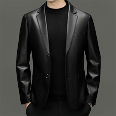 BG5097大货主推款新款真皮皮衣男绵羊皮外套西服夹克韩版修身，男装西服，电商B360A（原721A）