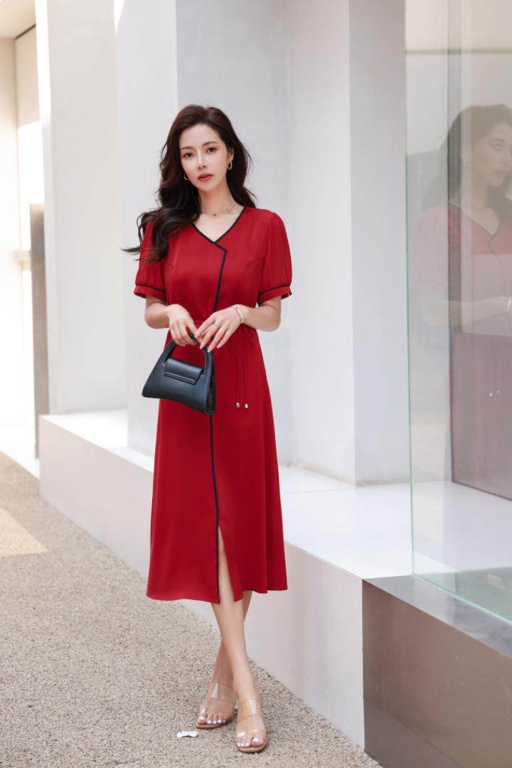 气质连衣裙，女装连衣裙，蓝芝衣秀