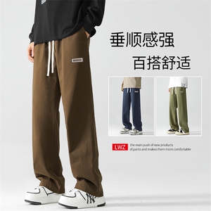 潮牌美式高街运动裤纯色百搭秋装休闲长裤 K631特批38加绒48图片