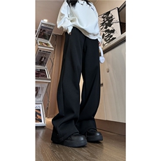 抖音品质冬季新款加厚羊羔绒宽松休闲卫裤B315-K858JR-特p40控78，男装休闲裤，电商B315