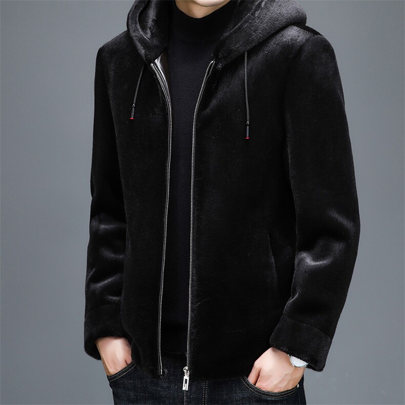 冬季男士时尚加厚仿皮草保暖爸爸装商务夹克外套ZX8909-P200,男装夹克,星座1105-3