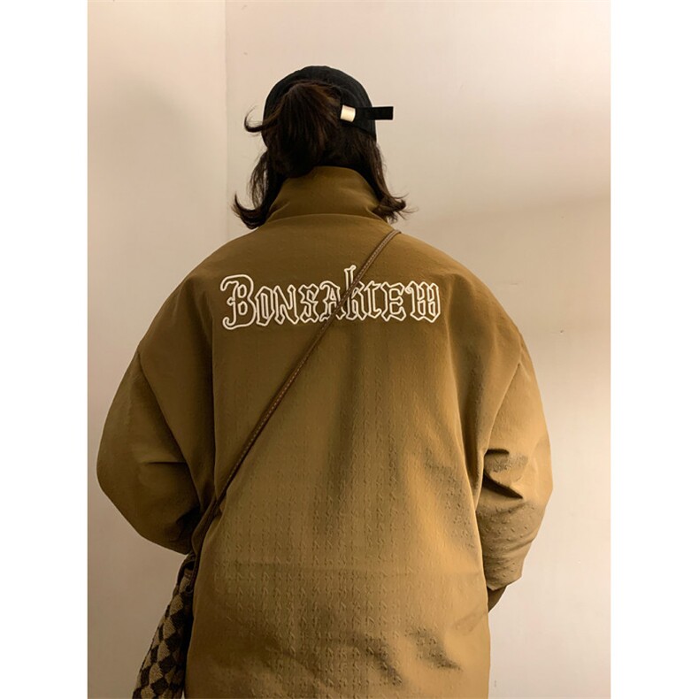 冬季新款2023千鸟格刺绣皮衣面包服A316-1-Y71P138控188,男装皮衣,星座906（原电商a316-1）