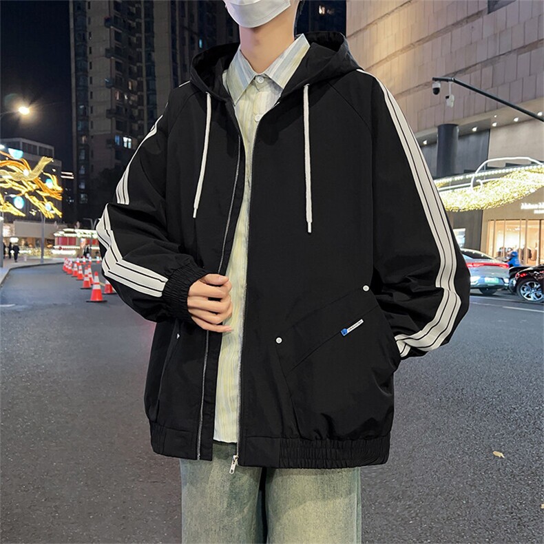 现货8507-P70大码控118春季大码户外连帽夹克外套图片