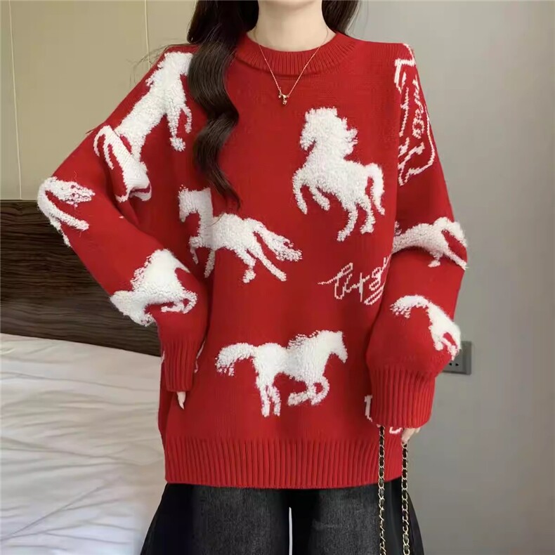 2026年秋季时尚百搭通勤简约休闲针织衫，女装针织衫/毛衣，挚尚羊绒