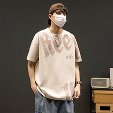 新款短袖男SZON景夏季t恤休闲百搭印花圆领T恤男上衣TC3137-P35，男装T恤，星座717