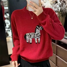 2025年秋季时尚百搭通勤简约休闲女士羊毛衫，女装羊毛衫，锦弘羊绒