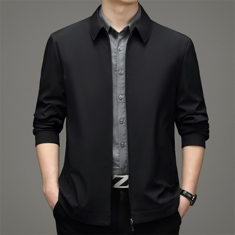 夹克男2023春季新款潮流休闲时尚外套中青年男士翻领衣服外套男装,男装夹克,电商B212（原钱塘6029）