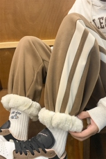 供抖音高转化加绒加厚阔腿束脚裤子男X416B-1-KLJ309-特P55限78，男装卫衣，星座416B-1