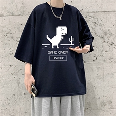 春夏季七分袖t恤男大码五分袖男短袖中袖Q11315-P30，男装T恤，电商A040