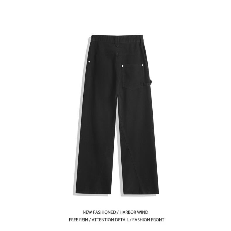 2025春季新款美式高街结构插袋宽松休闲裤B315-K890-p65控88,男装休闲裤,电商B315