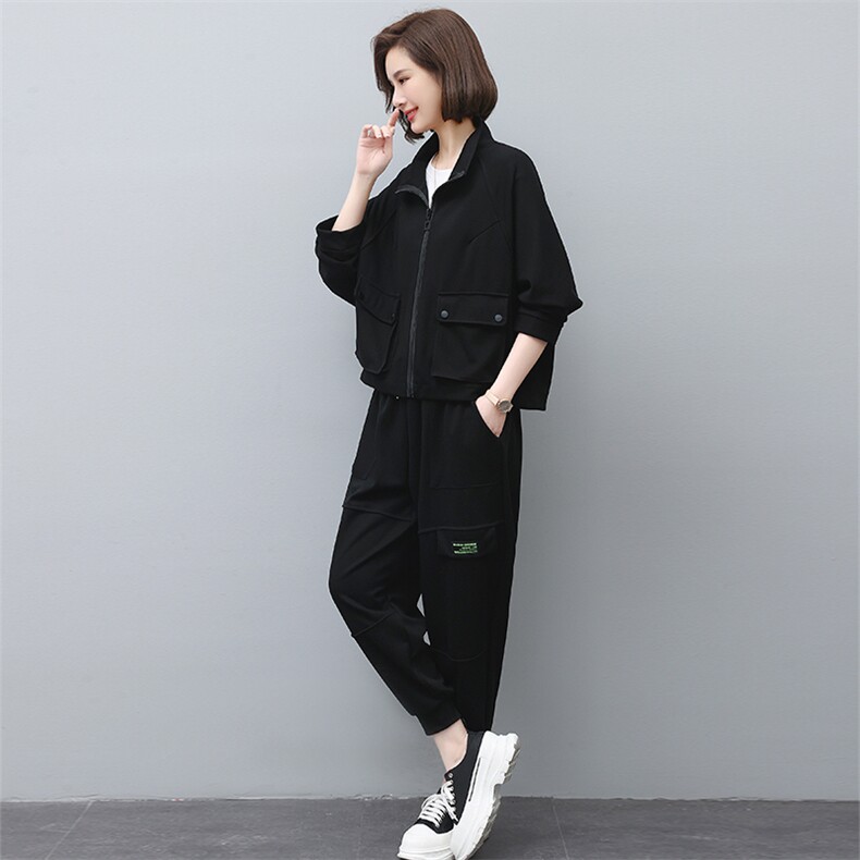 时尚休闲女装套装显瘦百搭两件套舒适保暖秋冬新款,女装套装/套裙,叶笙衣