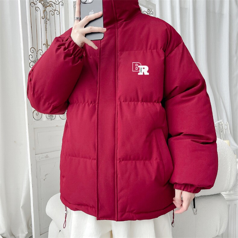 2024冬季新款旋律风车大码字母印花棉衣M-5XHM24753-8-特P55,男装棉衣,电商A022