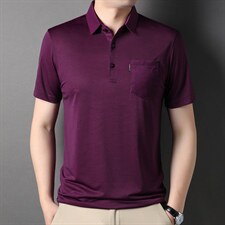 父亲节礼物短袖t恤男夏季爸爸POLO体恤中老年男装夏装半袖，男装T恤，电商B212（原钱塘6029）