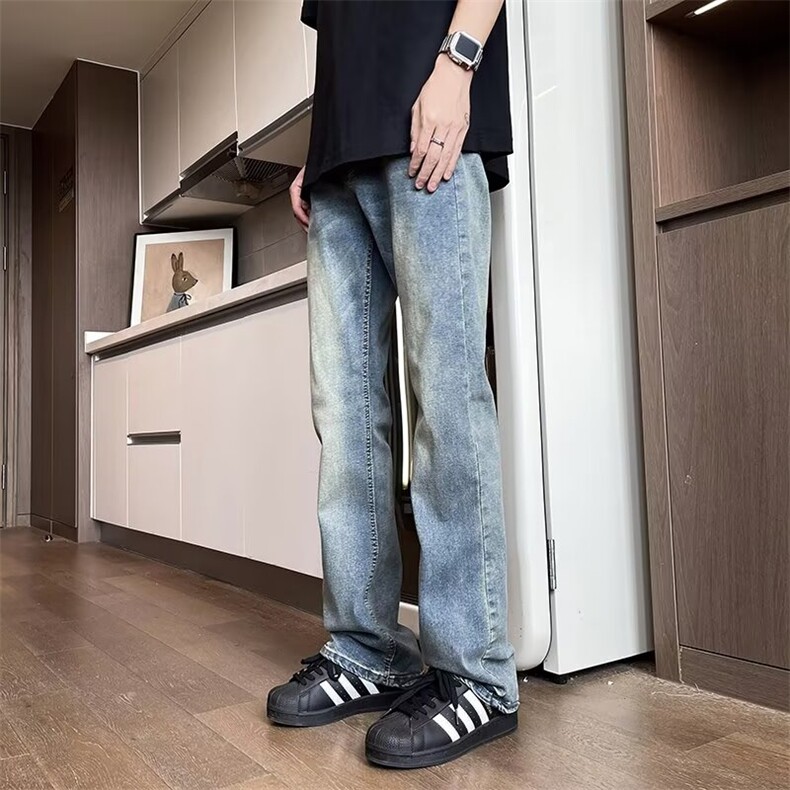 2024美式牛仔裤男款直筒长裤潮NZ108P50,男装牛仔裤,星座1116-2