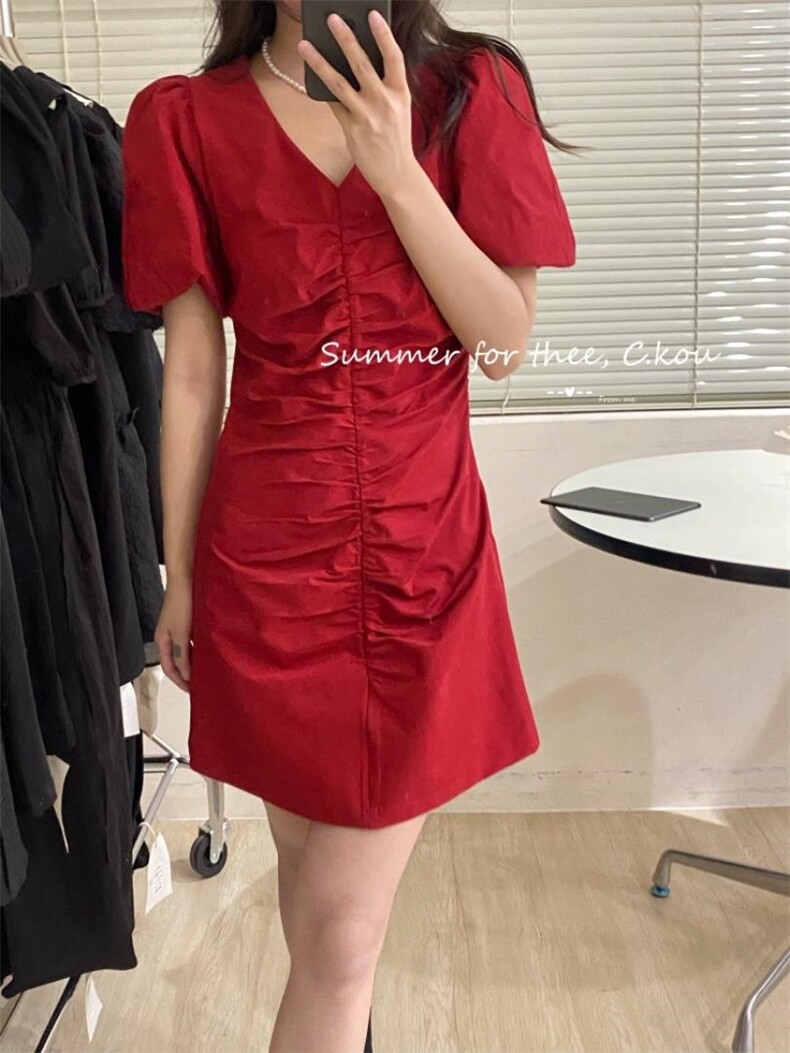 夏季补单王炸连衣裙，女装连衣裙，唇蔻