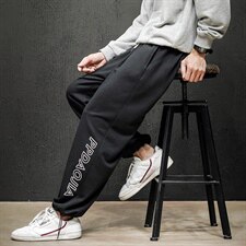 2021秋马切达日系大码男卫裤束脚抽绳印花九分休闲裤K2063-P38，男装休闲裤，电商A001